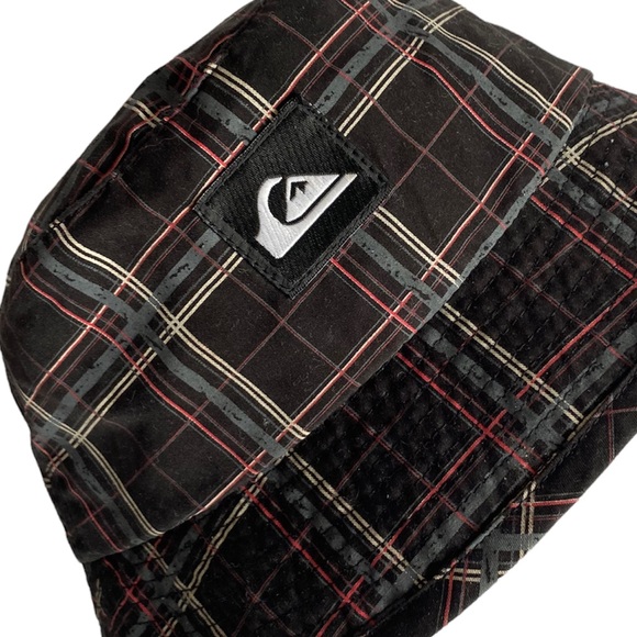 Quicksilver Black Plaid Bucket Hat Size 12-24 M - Picture 2 of 7